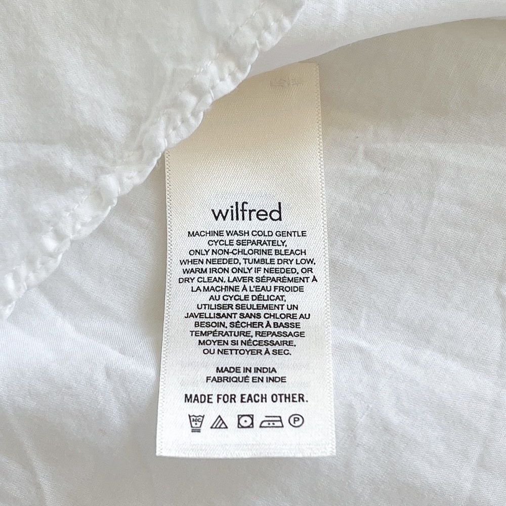 Aritzia Wilfred Baskerville Dress | White | Size XS | NWT - Picture 9 of 13